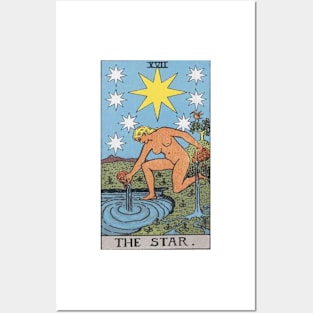 The Star, Raider Waite Tarot, Divination Tarot Posters and Art